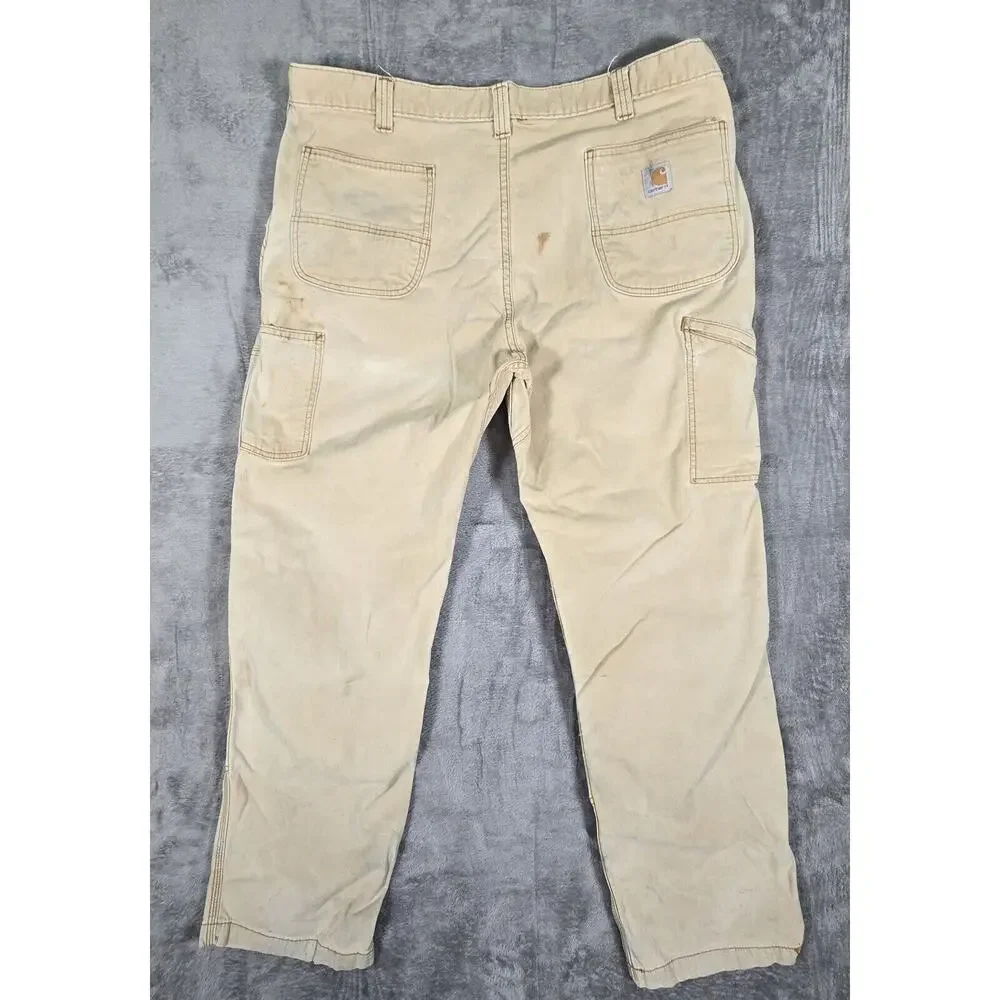 Thrashed Distressed Work Carhartt Double Knee Pants Mens 42x32 102802-918 - Picture 10 of 10